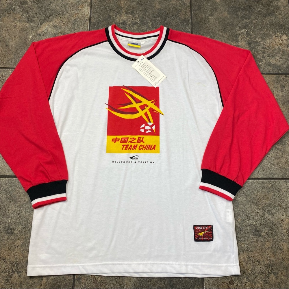 NEW! Men’s VTG Team China L/S T-Shirt Size 2XL W/Tags